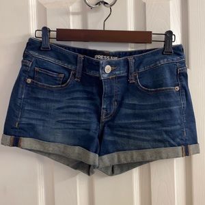 Express size 6 jean shortie